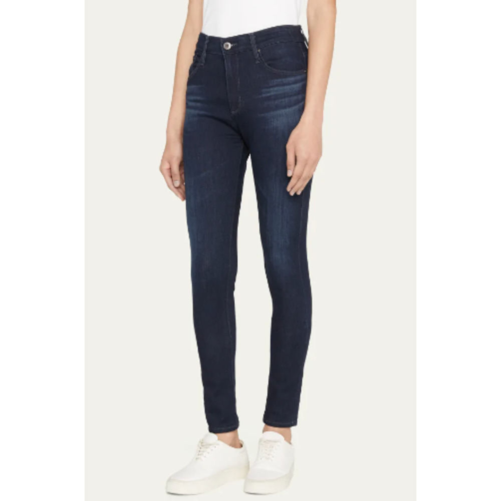 AG Adriano Goldschmied | Farrah High-Rise Skinny Jeans | Fave Blue | Sz 28